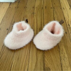 Cozy Pink Baby Booties